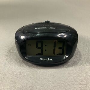 Westclox Black Digital Alarm Clock